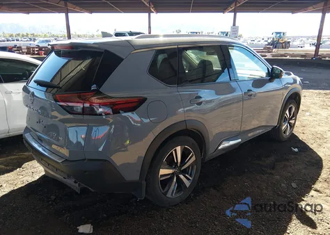 2022 Nissan Rogue Sl Intelligent Awd from USA, damaged, VIN 5N1BT3CB4NC675351